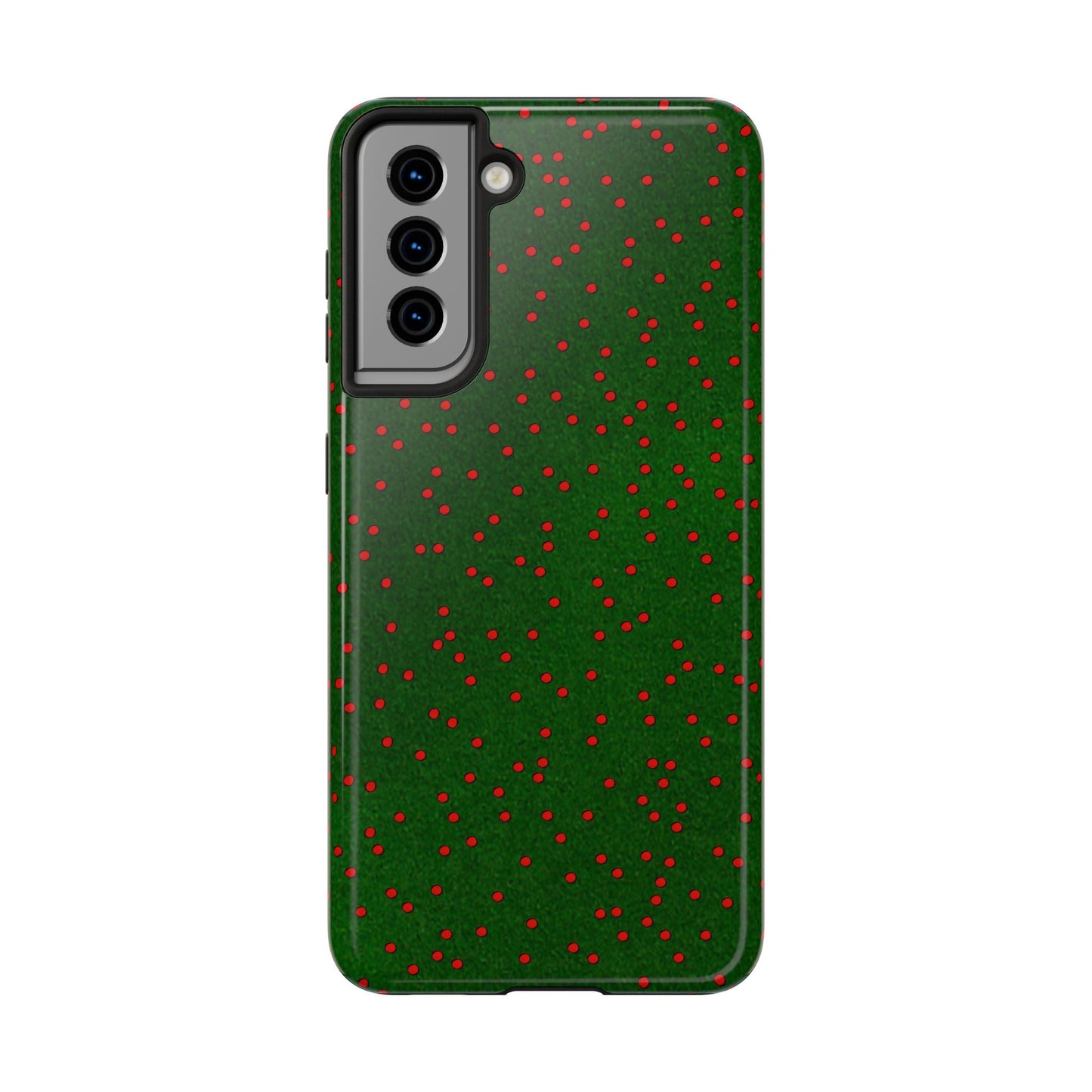Happy Dots Green / Red Phone Case