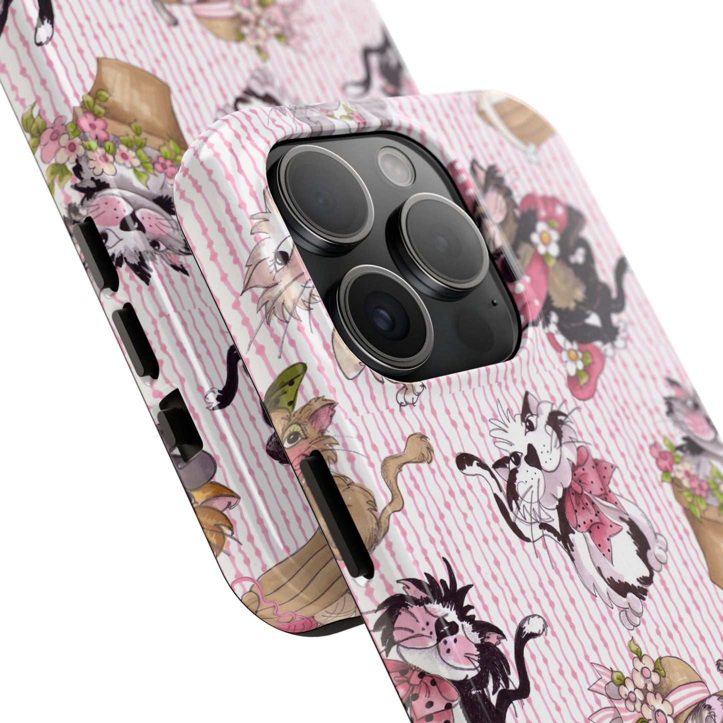 Fancy Cats Pink Phone Case