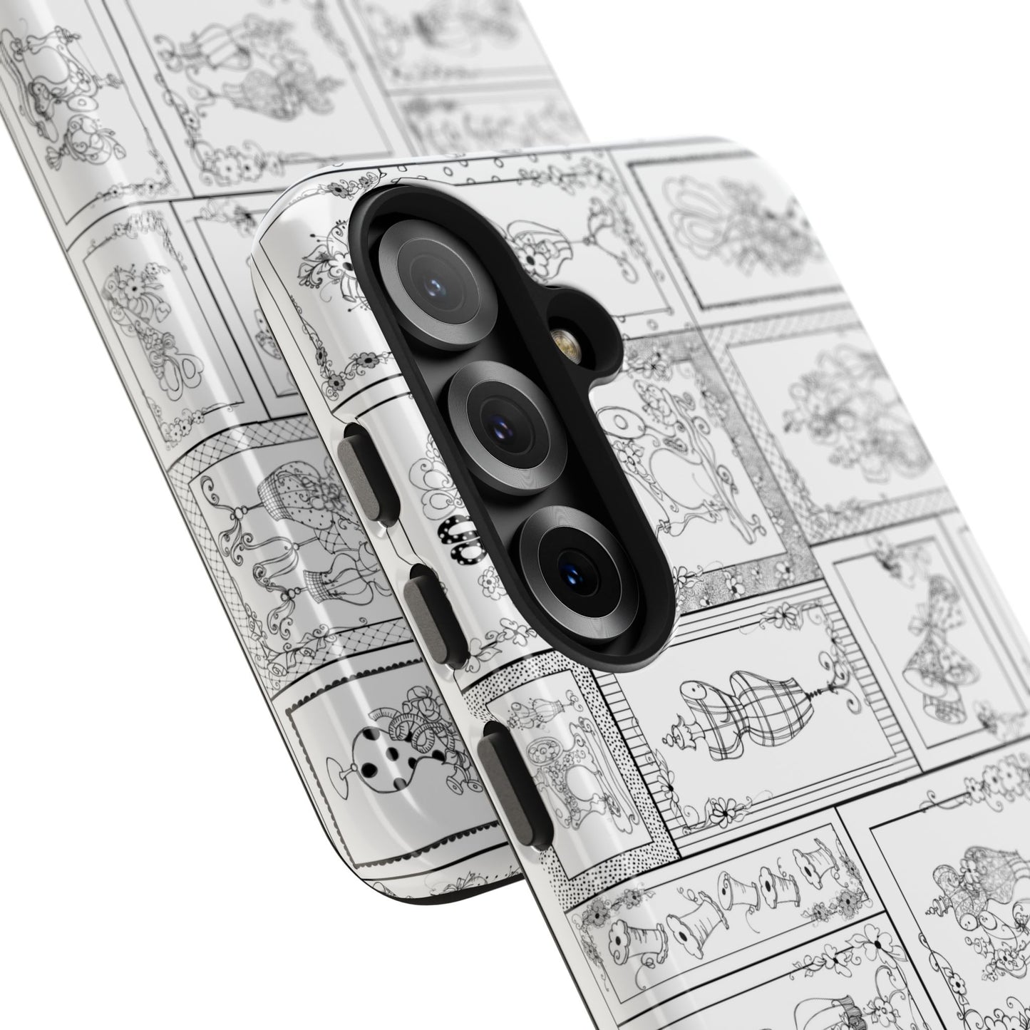 Sew Fancy White Phone Case