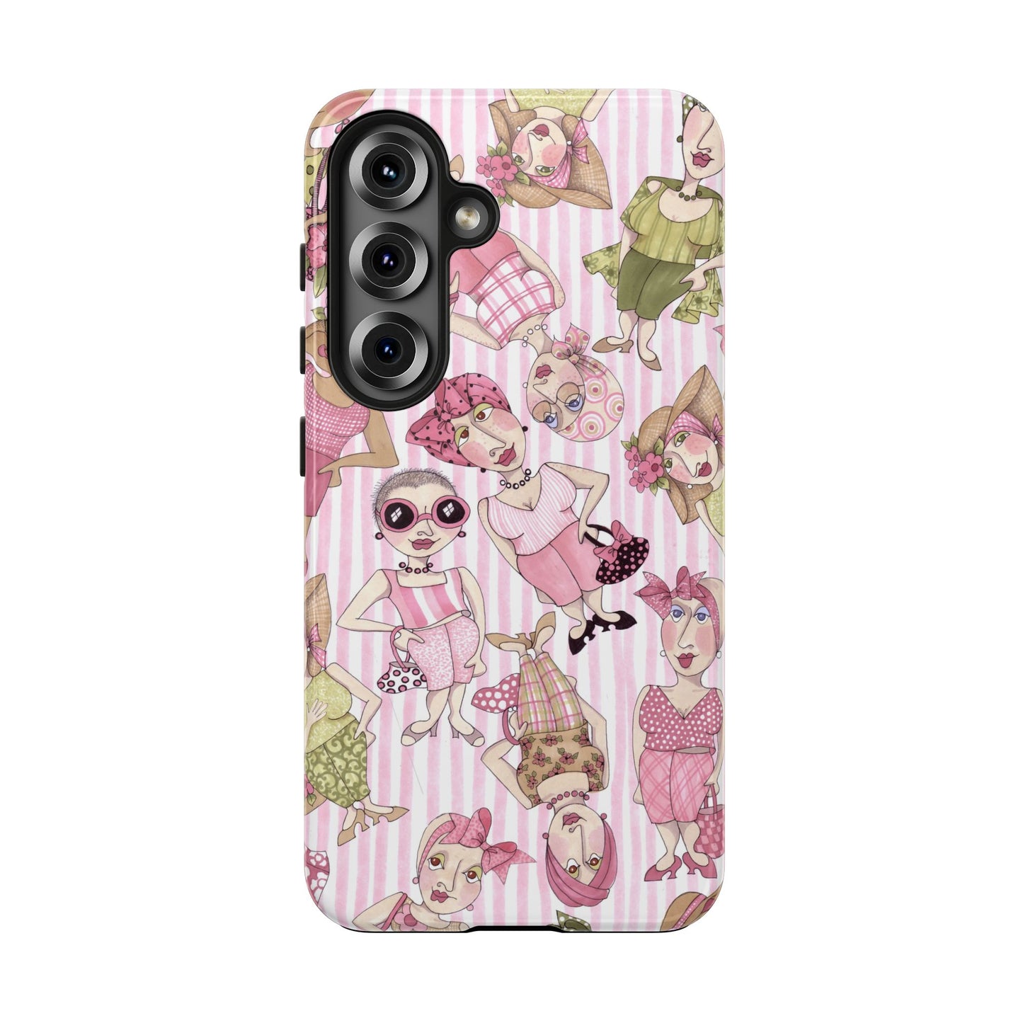Tossed Ladies Pink Phone Case