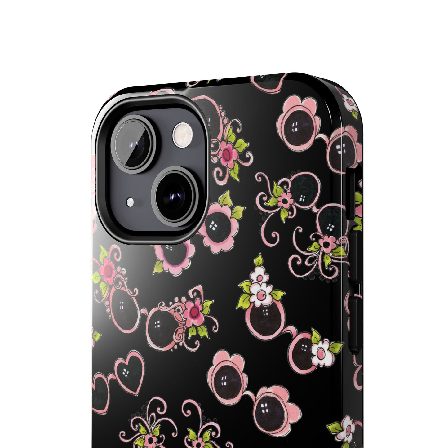 Tossed Shades Black Phone Case