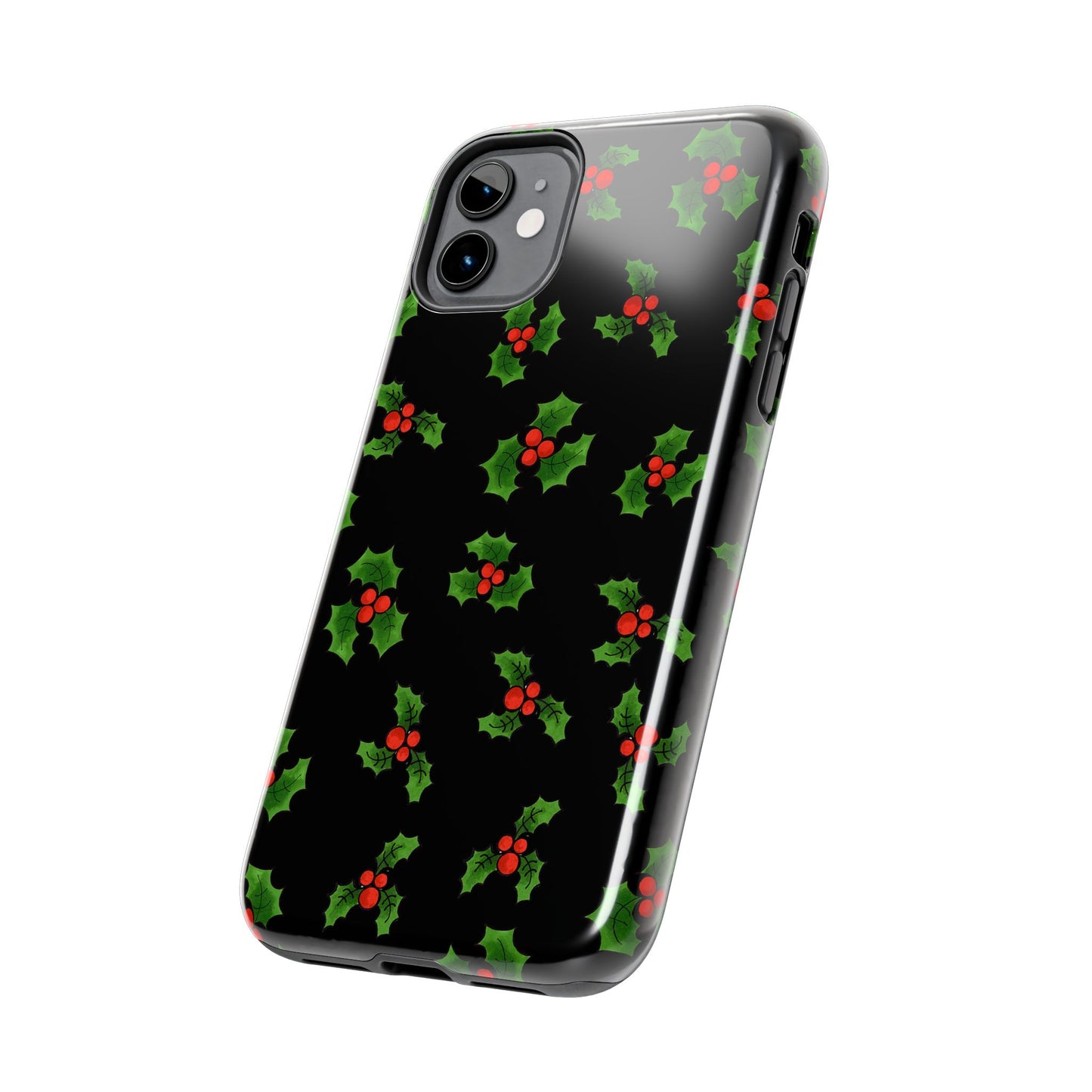 Lotsa Holly Black Phone Case