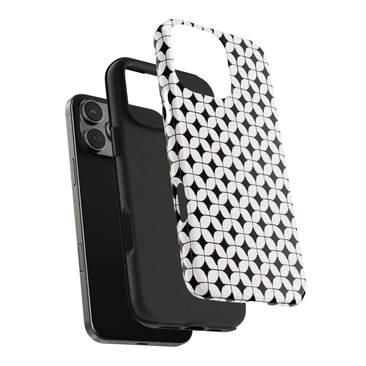 Tile-ish Black Phone Case