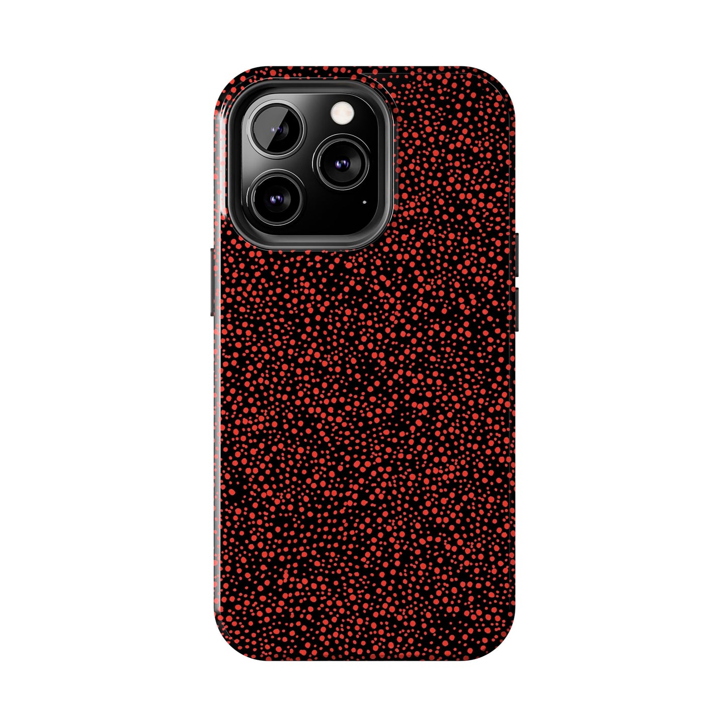 Confetti Red / Black Phone Case