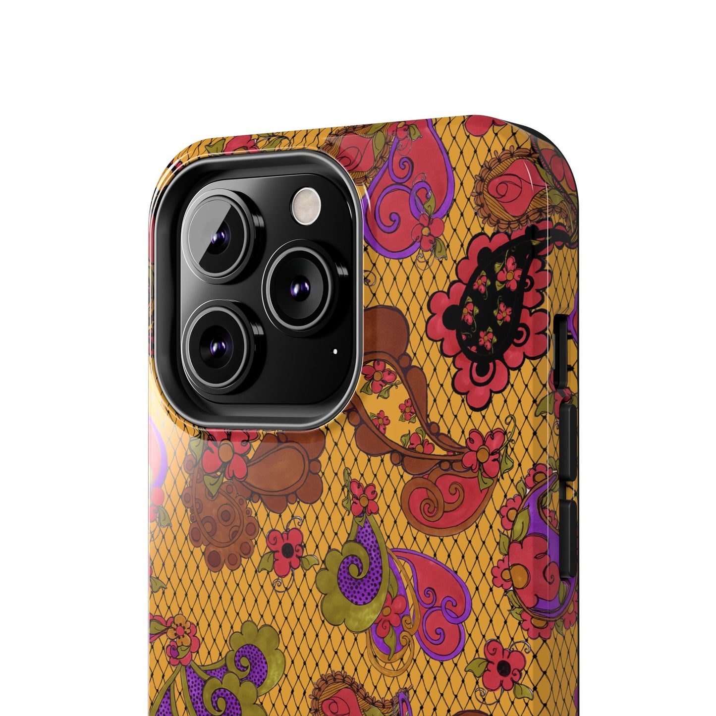 Posie Paisley Gold Phone Case