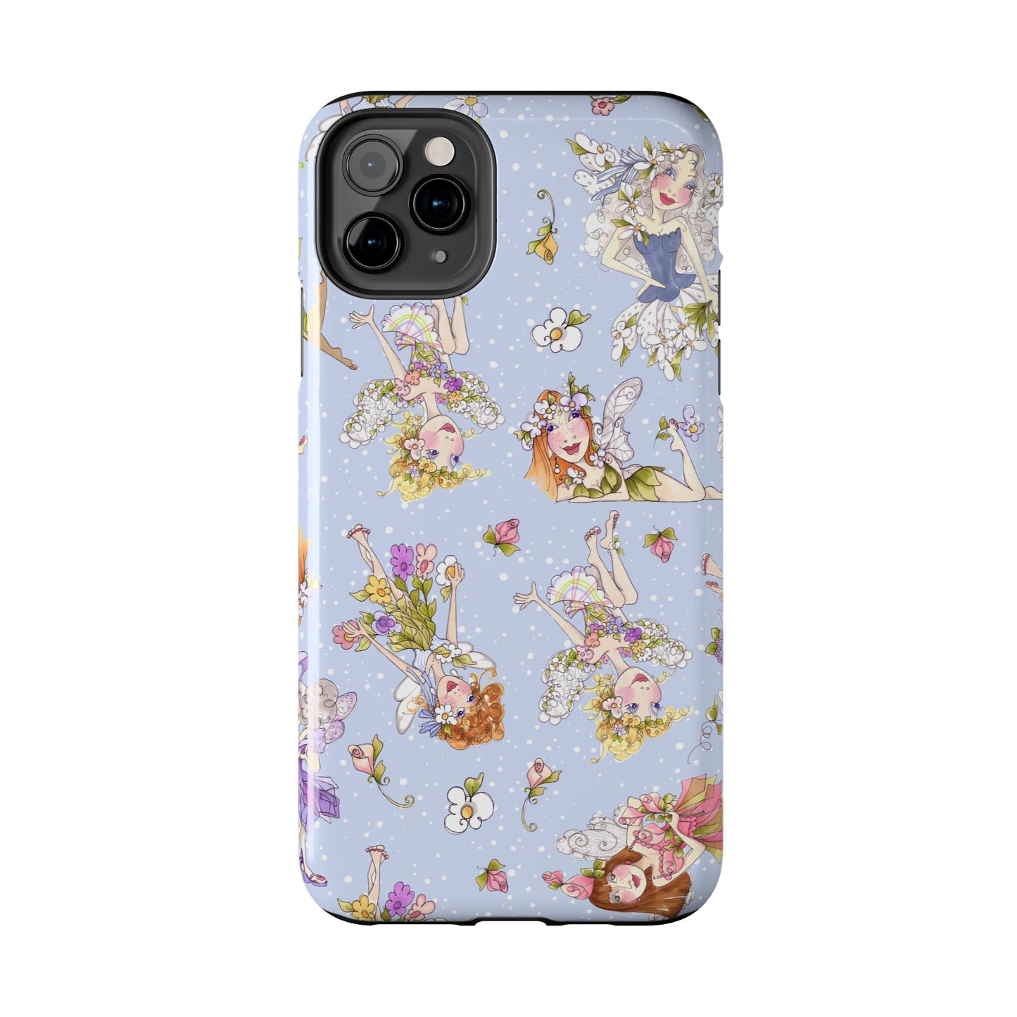 Tossed Fairies Blue Phone Case
