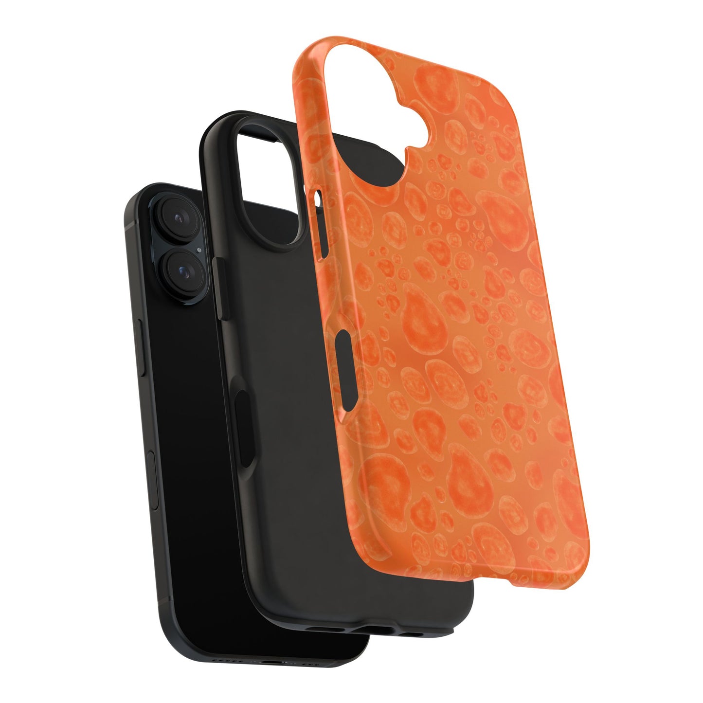 Paw Dots Orange Phone Case