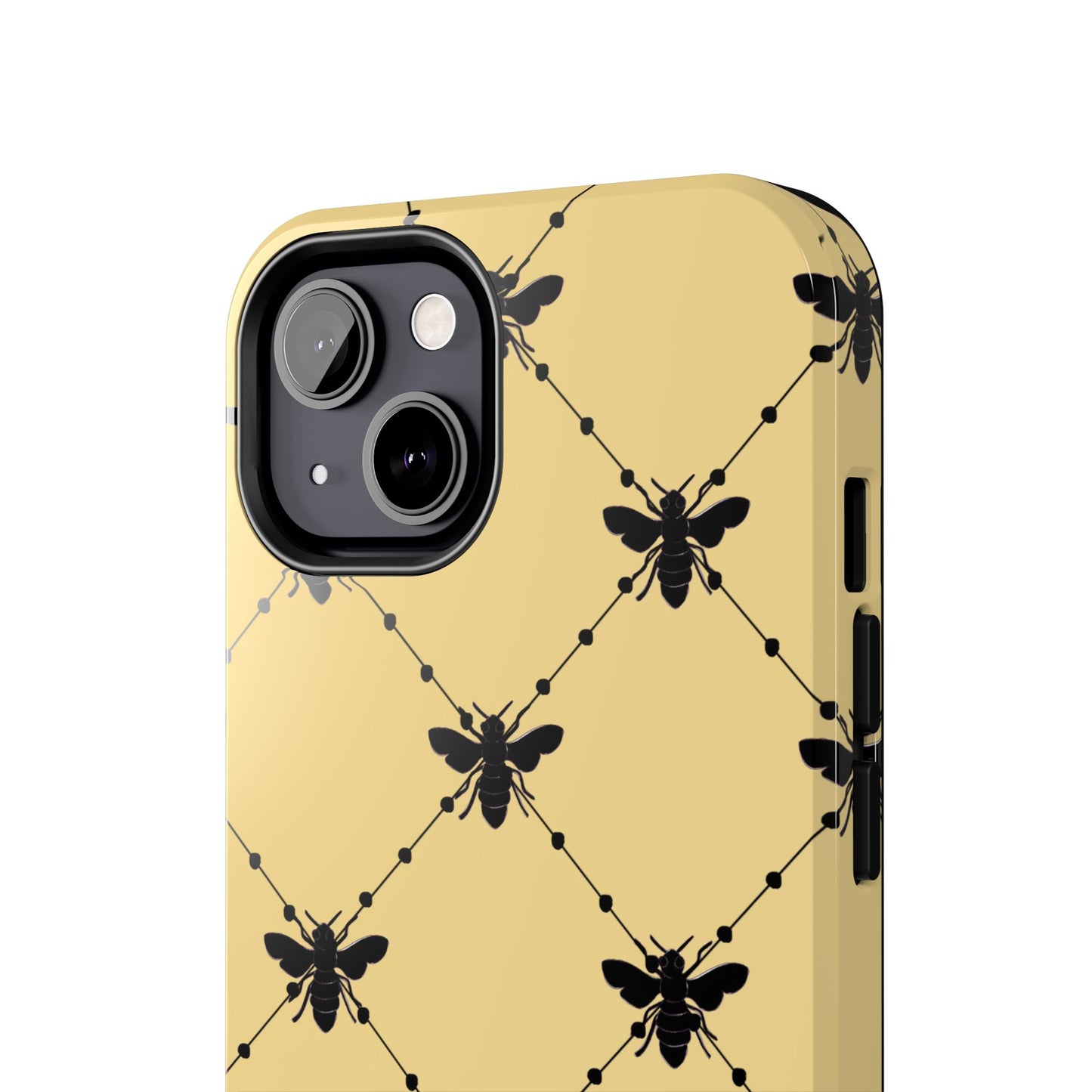 Beaded Bees Yellow Phone Case