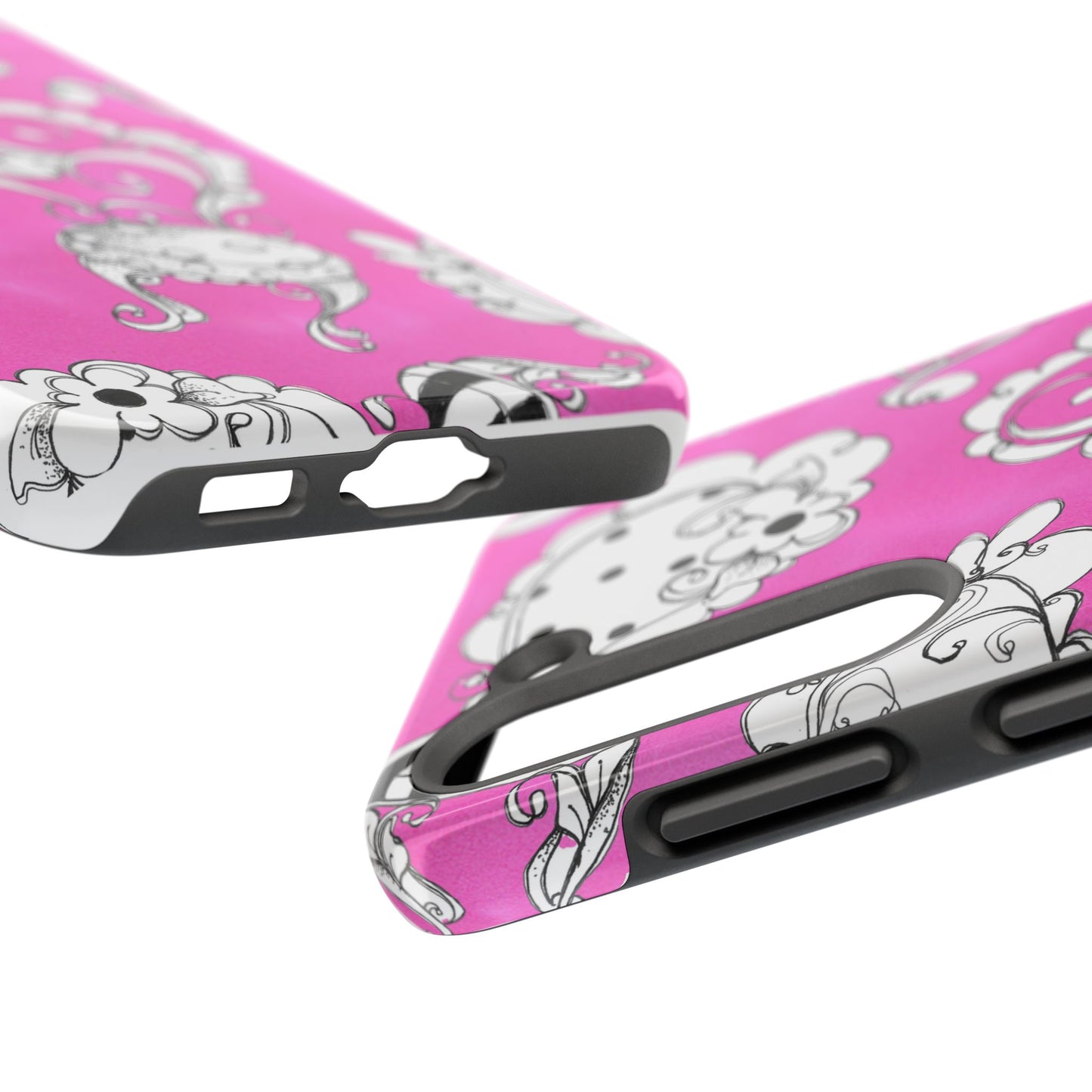 Bistro Chairs Pink Phone Case