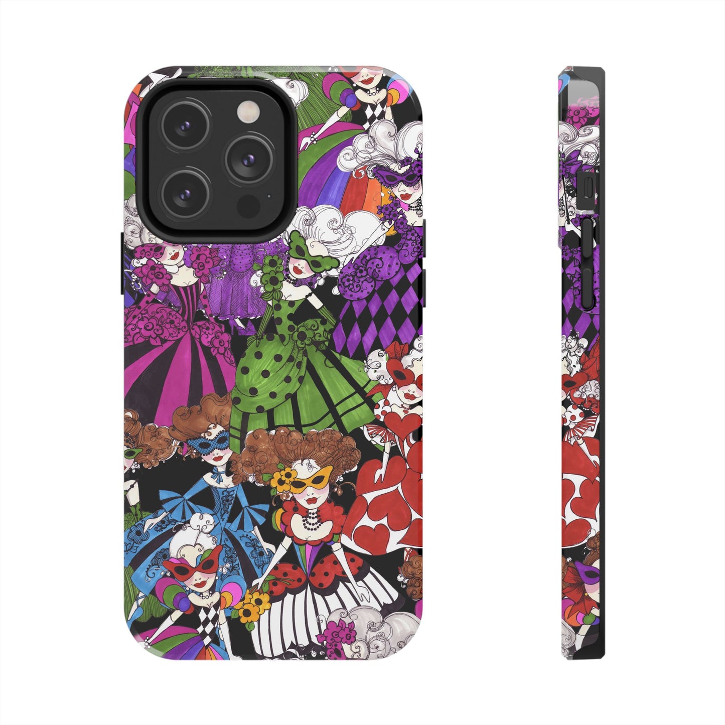 Crowded Dance Floor Black Phone Case