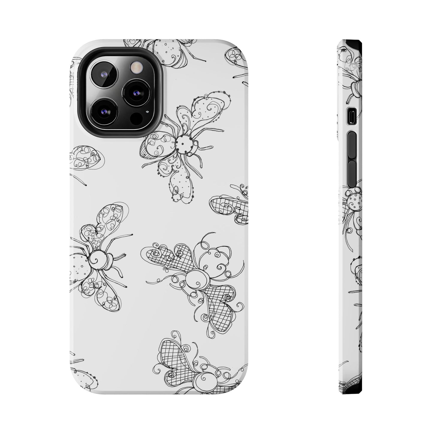 Busy Bees White Phone Case
