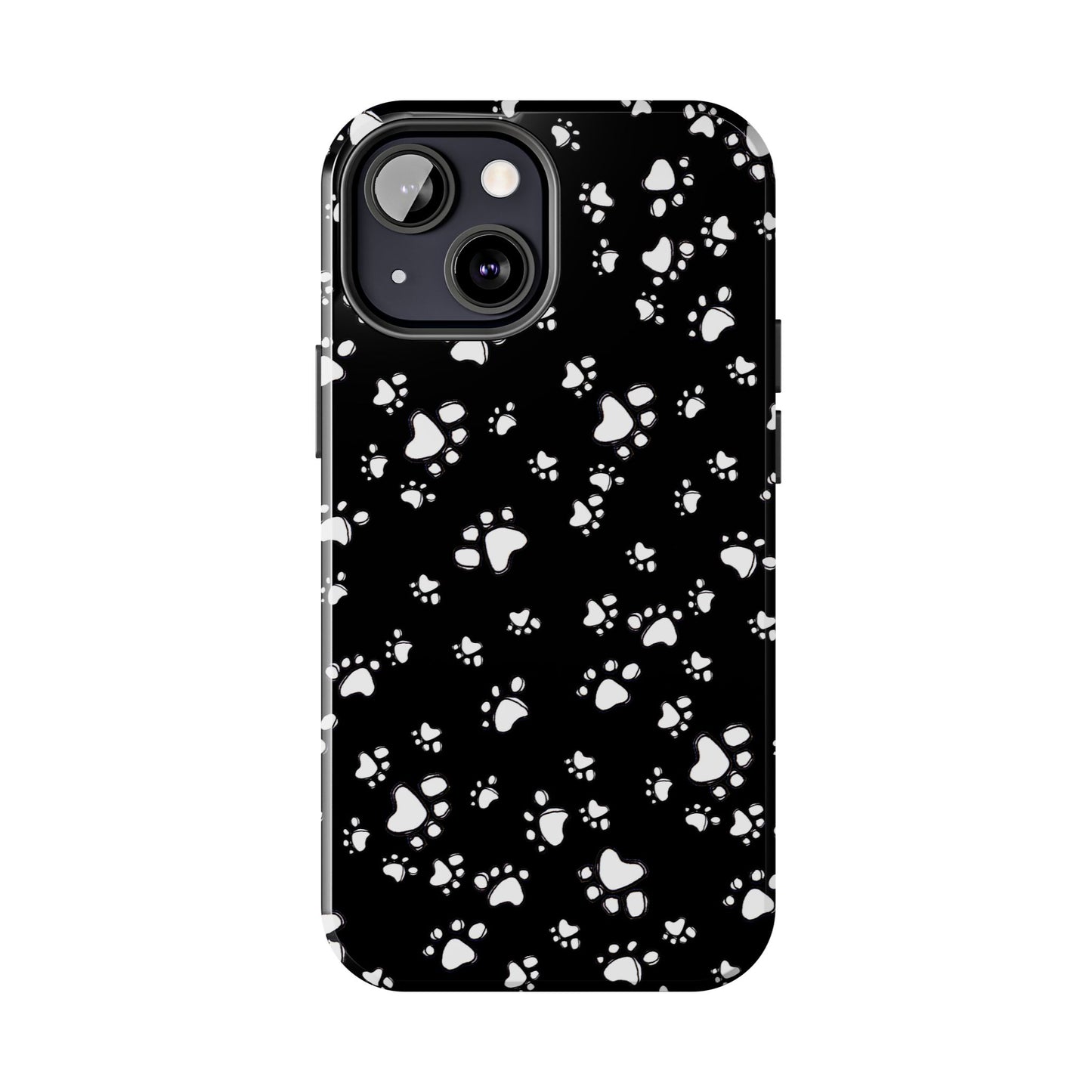Paw Flakes Black Phone Case