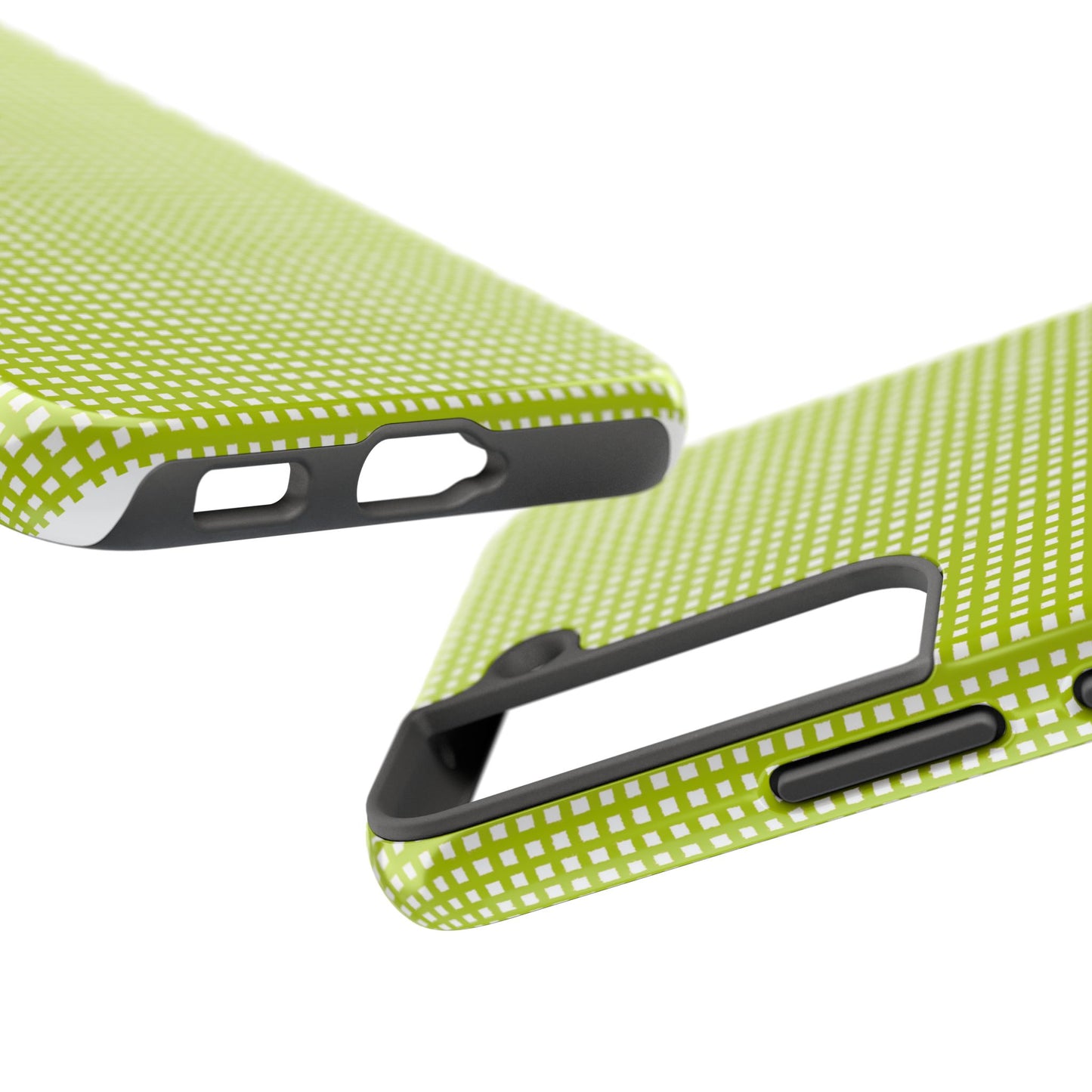 Chipper Check Lime Phone Case
