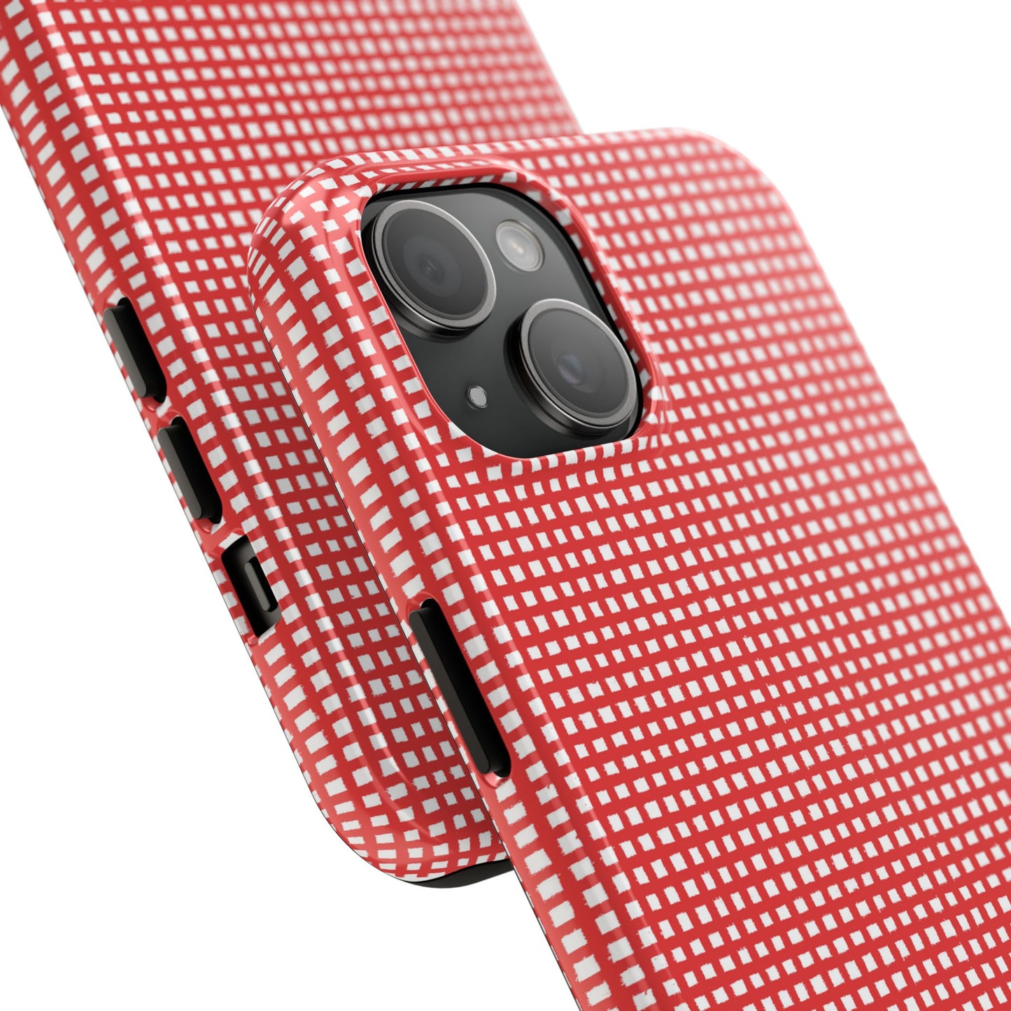 Chipper Check Red Phone Case