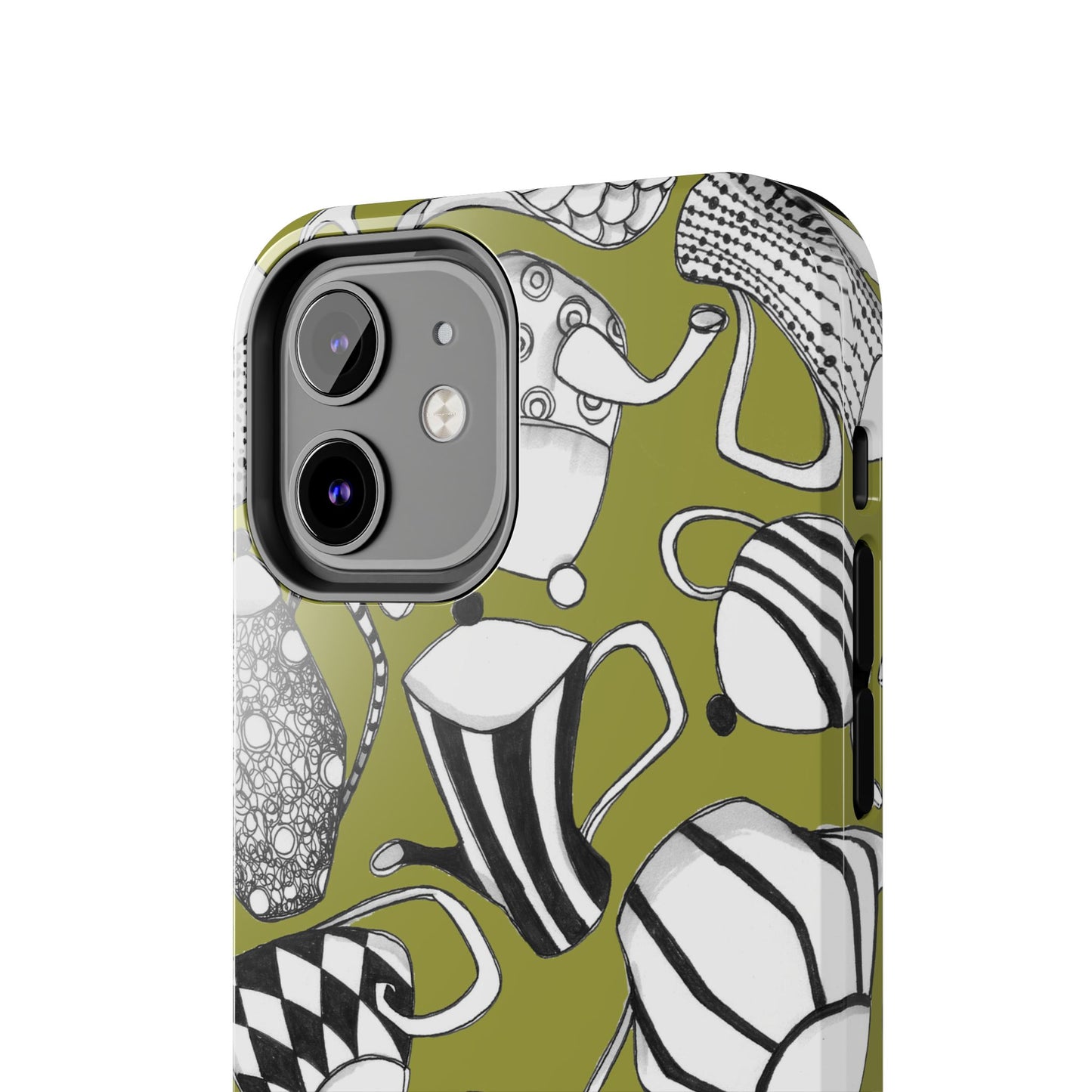 Coffee, Tea Anyone? Green Phone Case