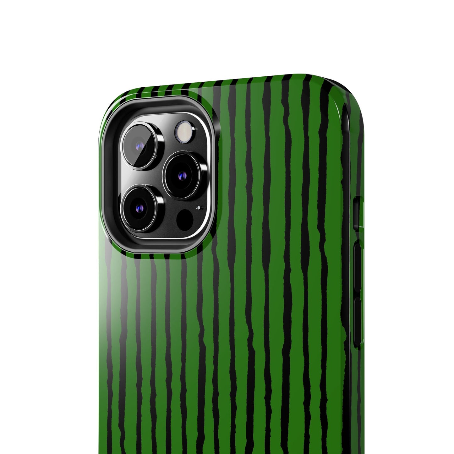 Sorta Stripe Green / Black Phone Case