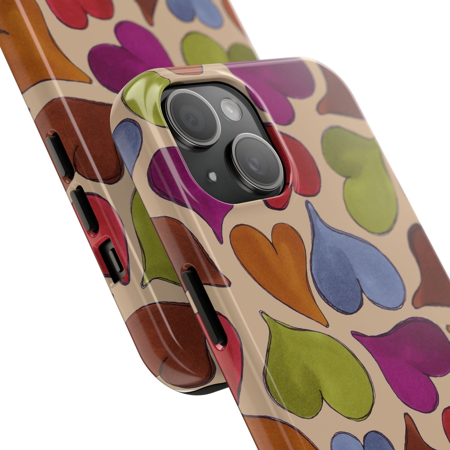 Big Hearted Khaki Phone Case