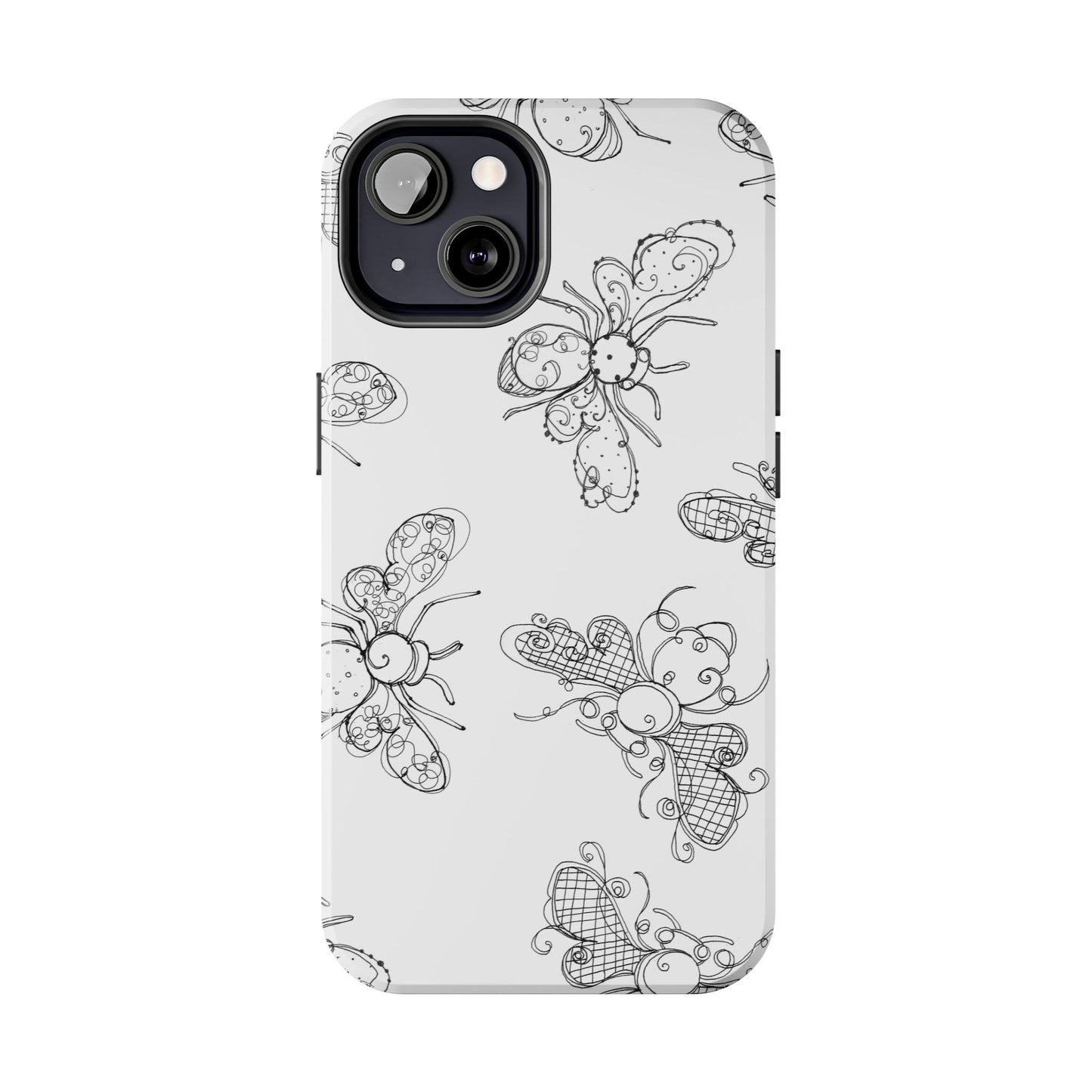 Busy Bees White Phone Case