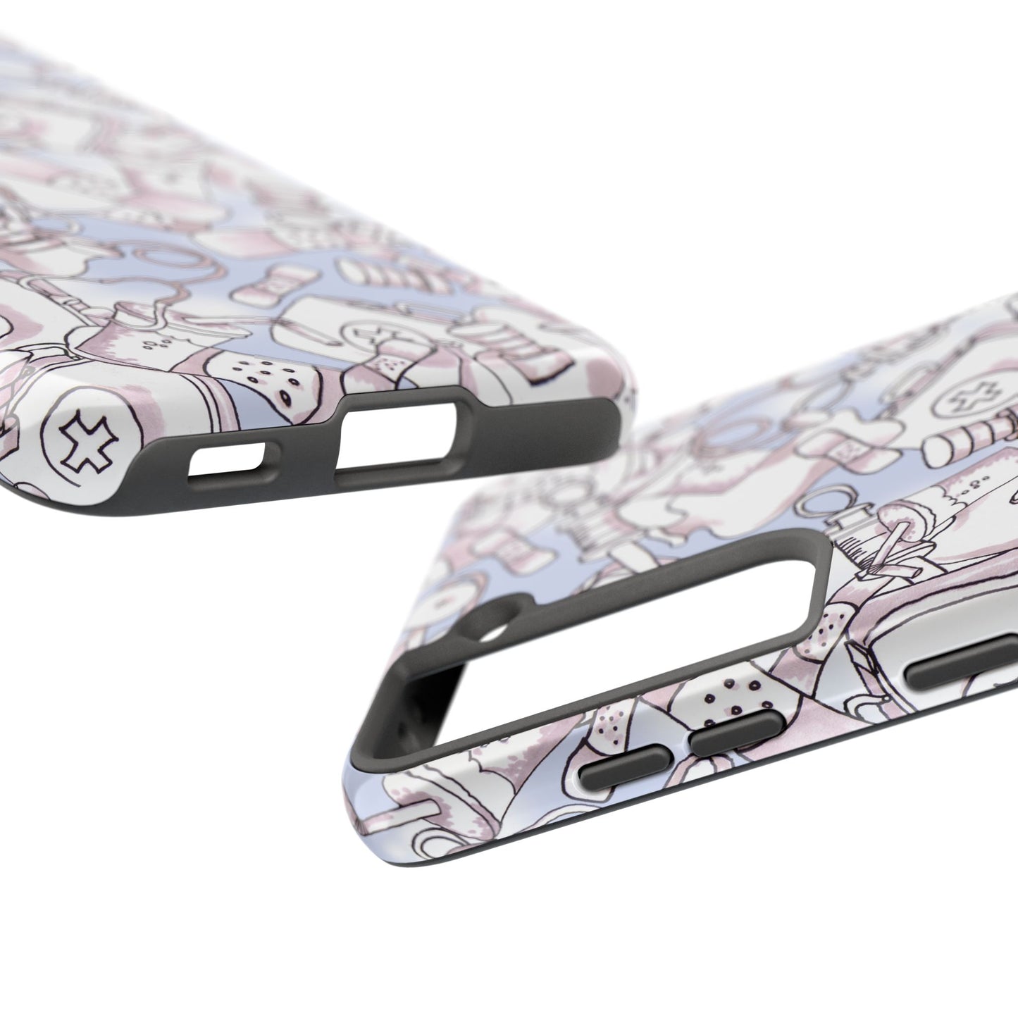 Med Stuff Blue Phone Case