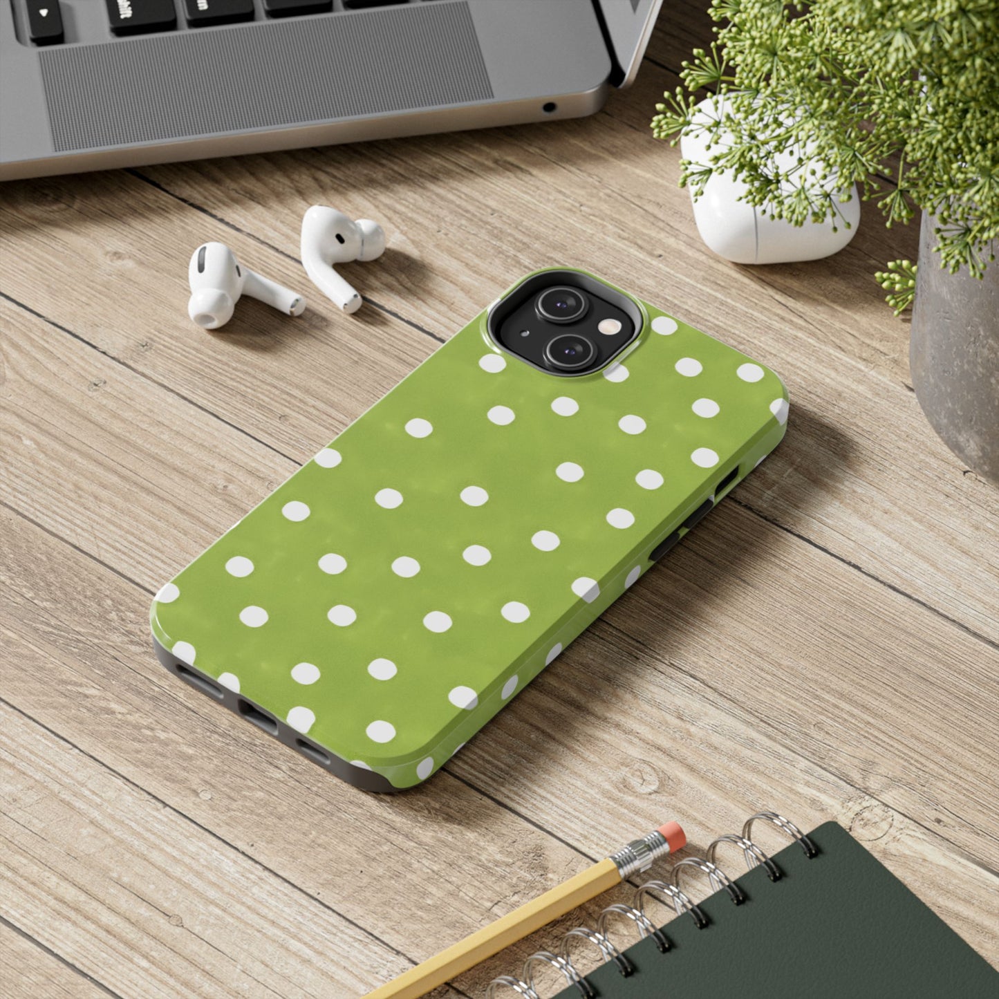 Plump Dots Green Phone Case