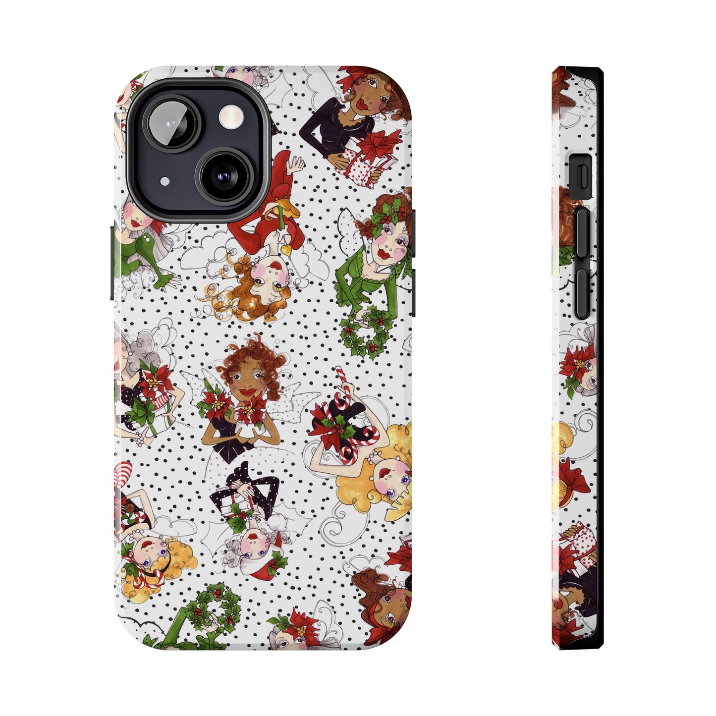 Fairy Toss White / Black Phone Case