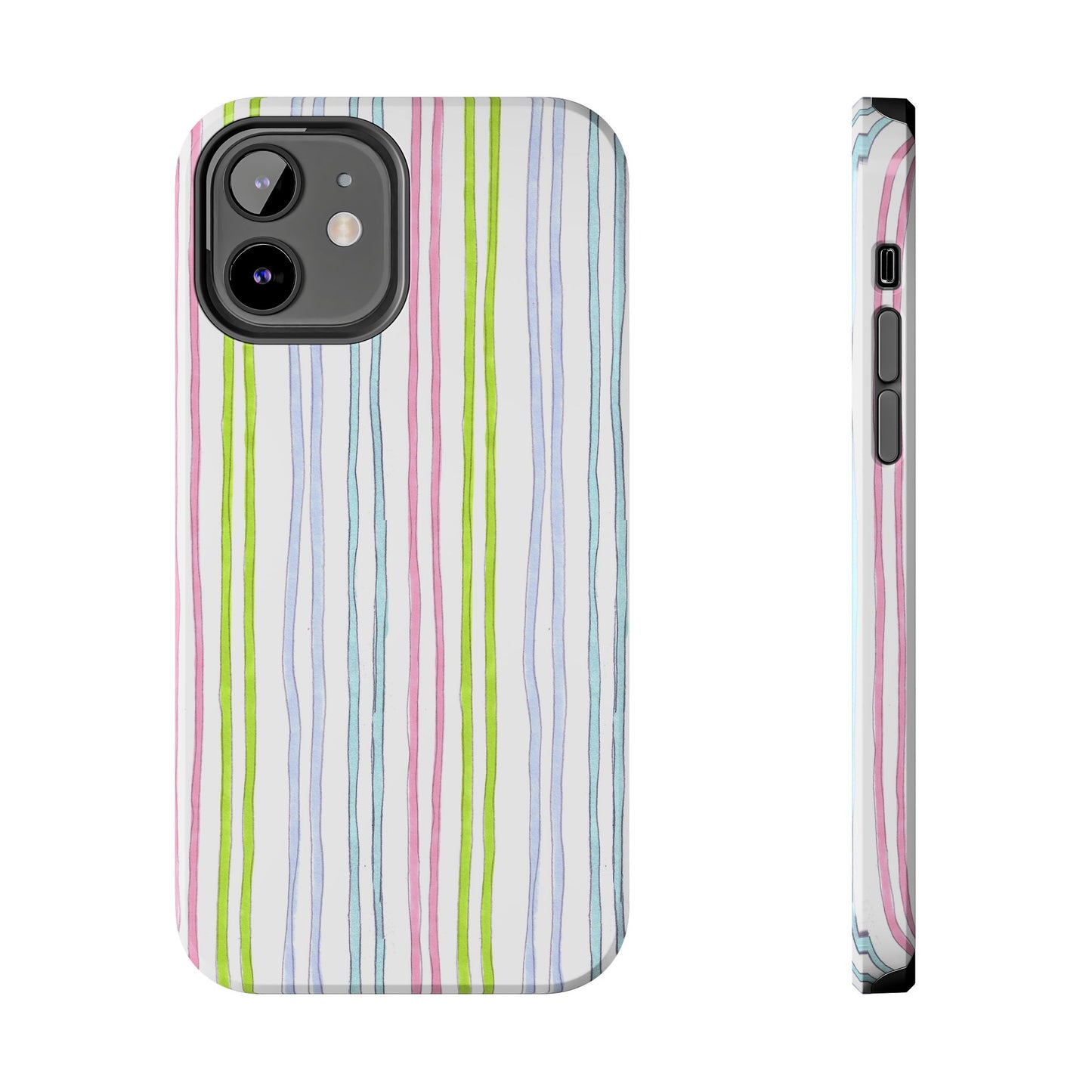 Belle Stripe White Phone Case