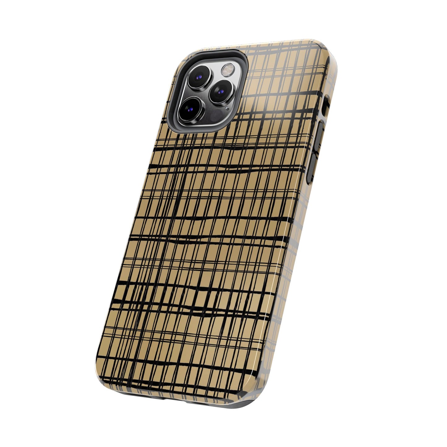 Doggie Fence Tan Phone Case