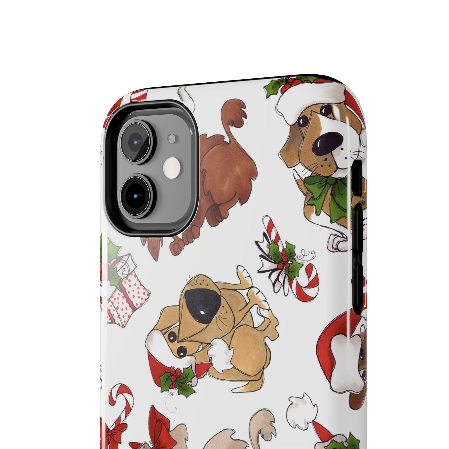 Doggie Toss White Phone Case