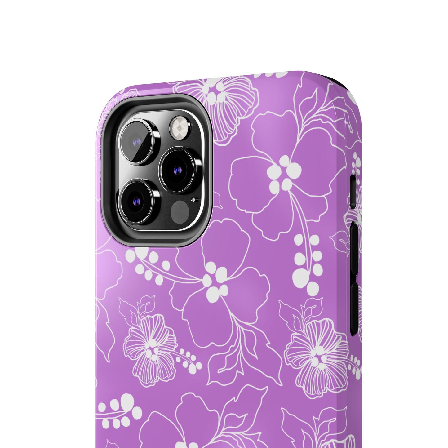 Lacey Hibiscus Orchid Phone Case