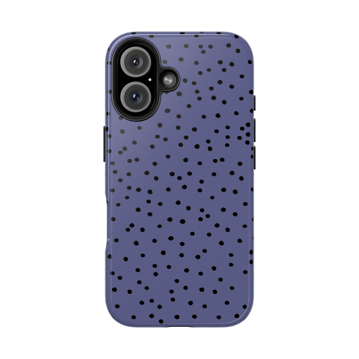 Dinky Dots Blue / Black Phone Case