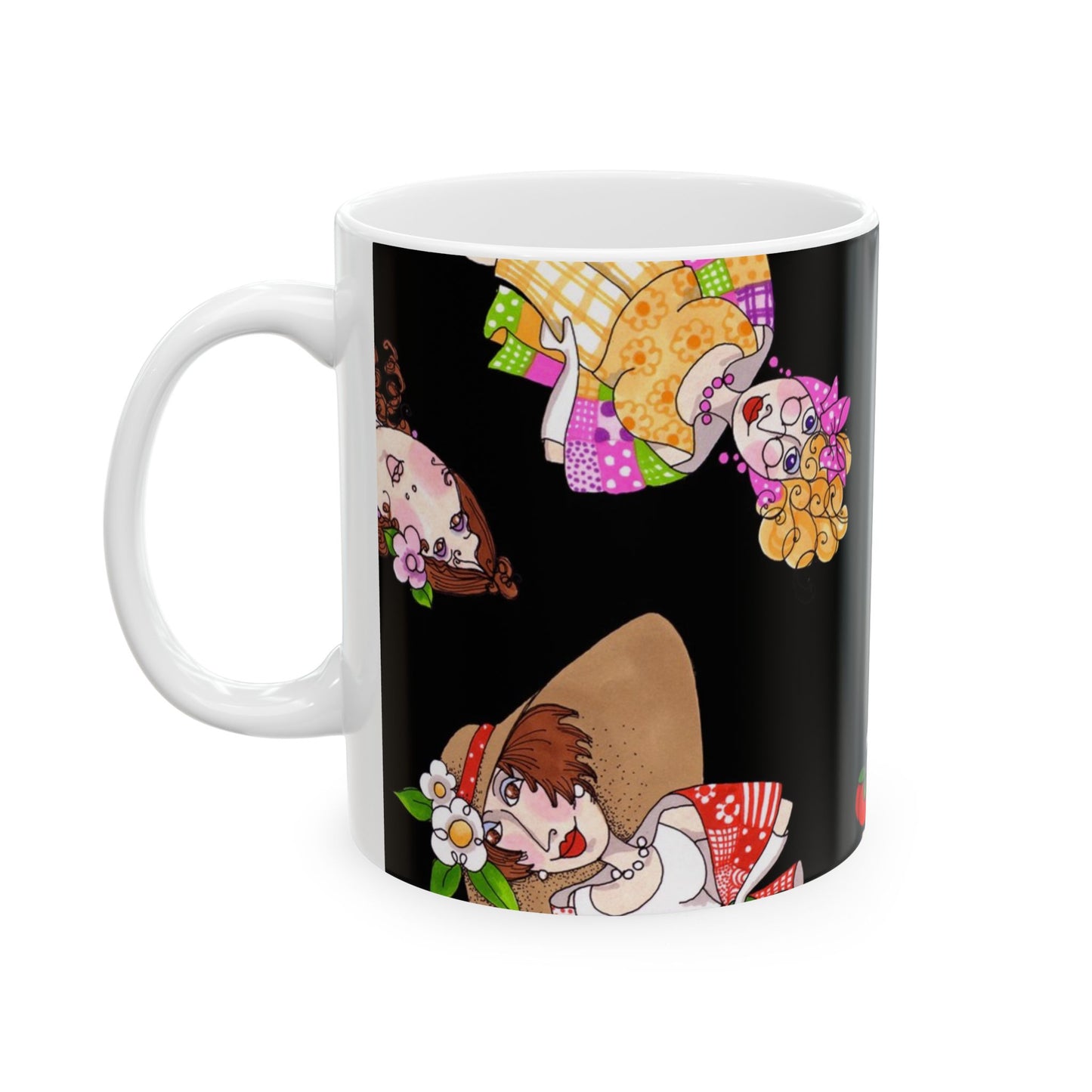 Fun Ladies Tossed Black Cup