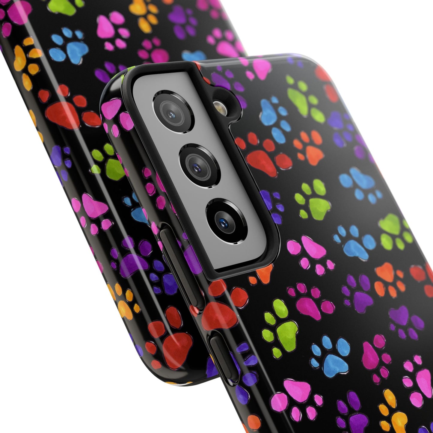 Fancy Paws Black Phone Case