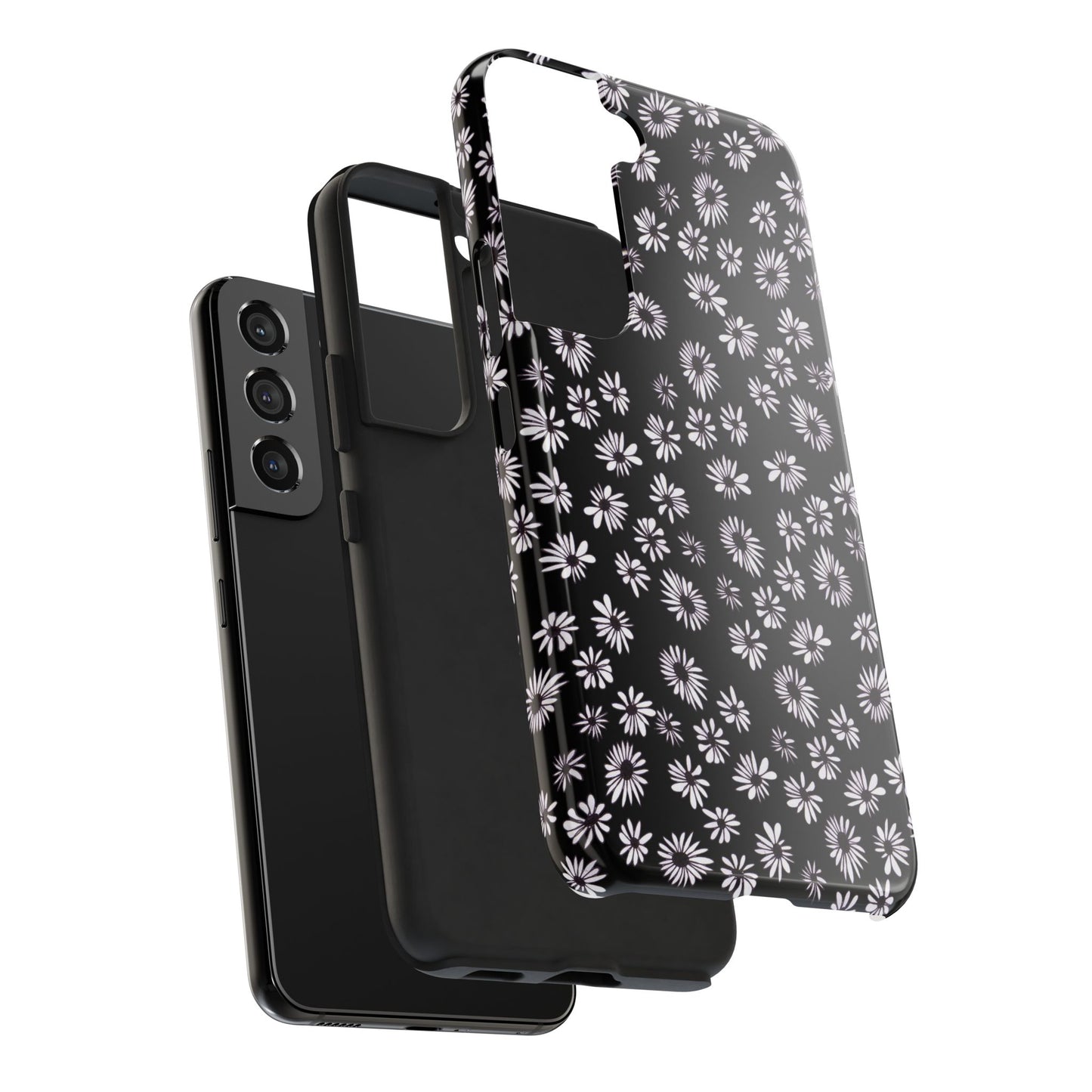 Random Daisy Black / White Phone Case