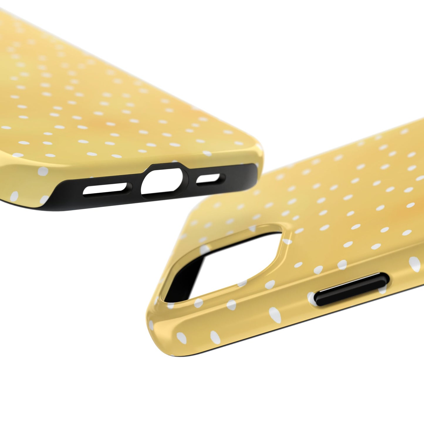 Dinky Dots Yellow / White Phone Case
