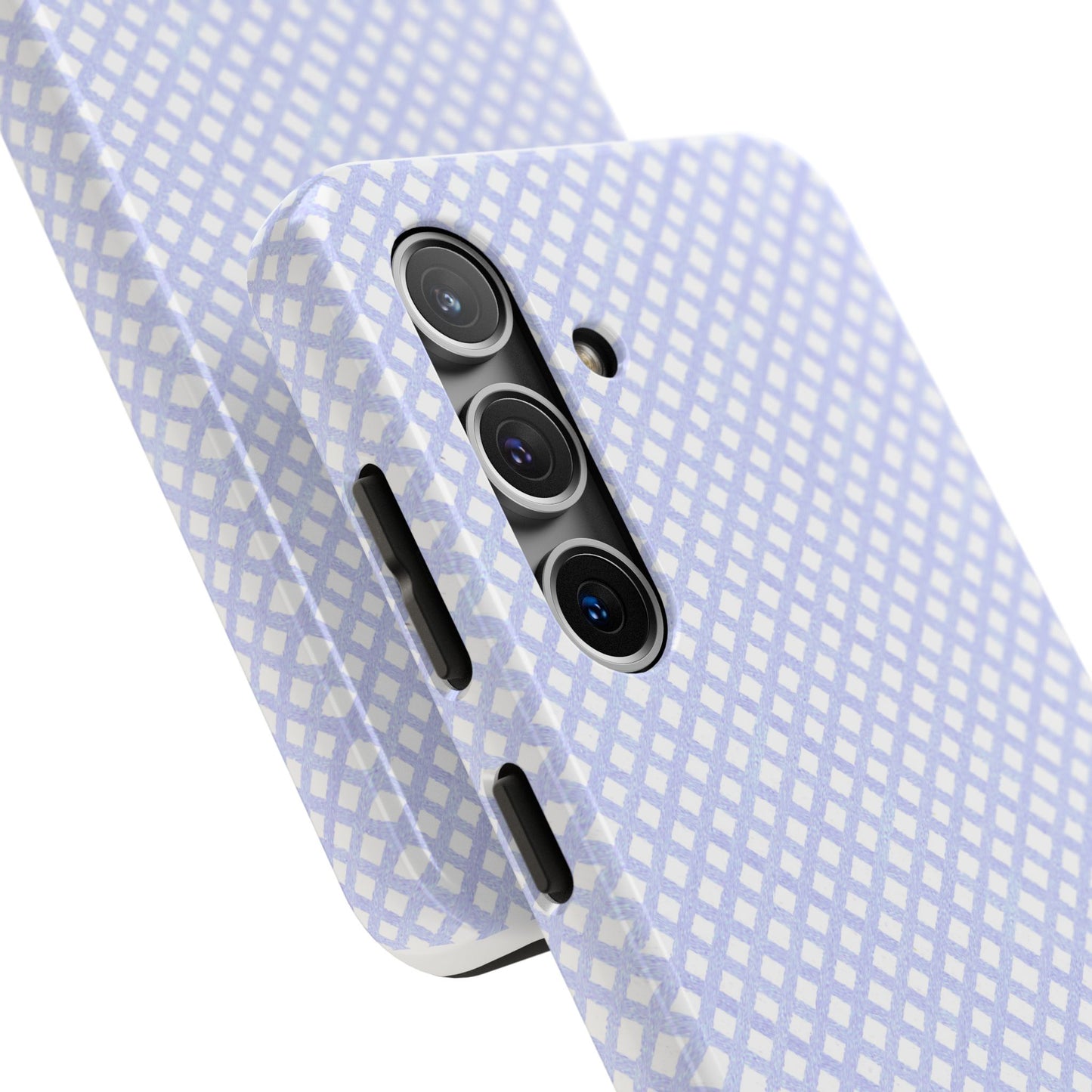 Bias Check Light Blue Phone Case