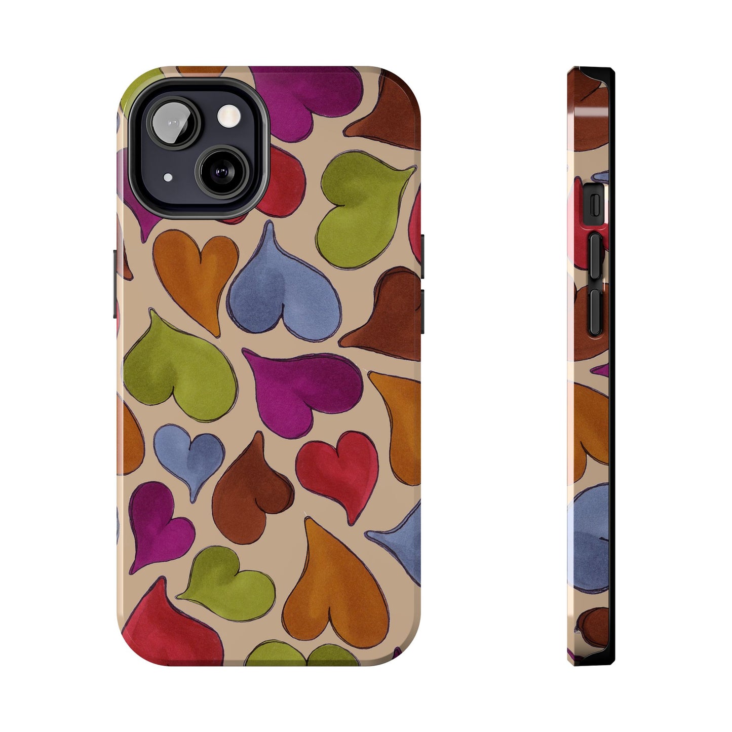 Big Hearted Khaki Phone Case