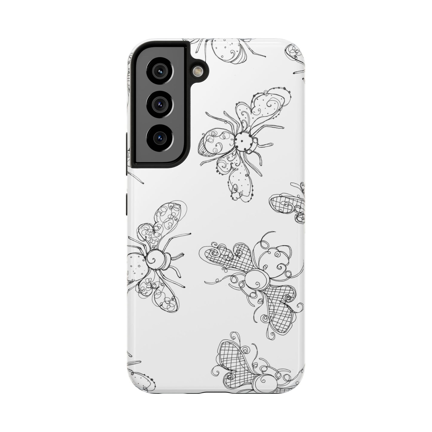 Busy Bees White Phone Case