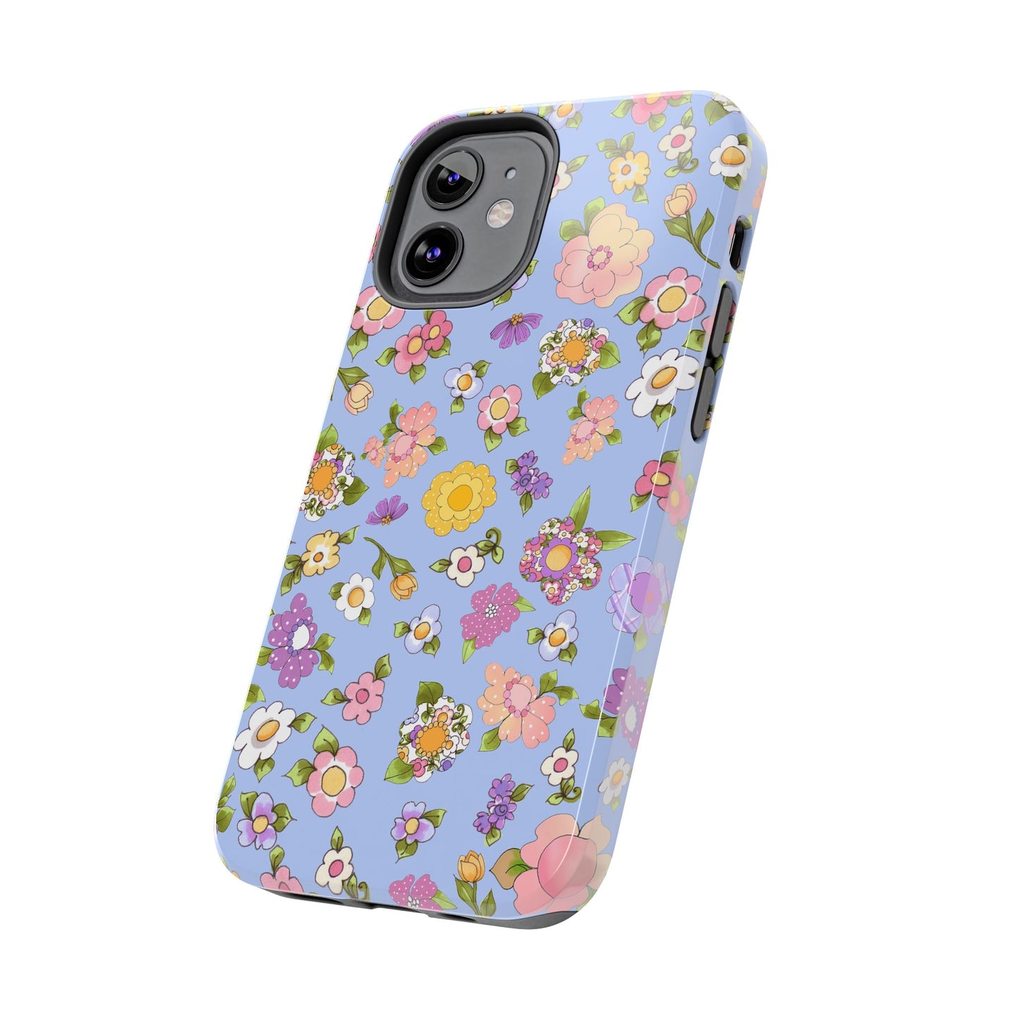 Flowery Blue Phone Case