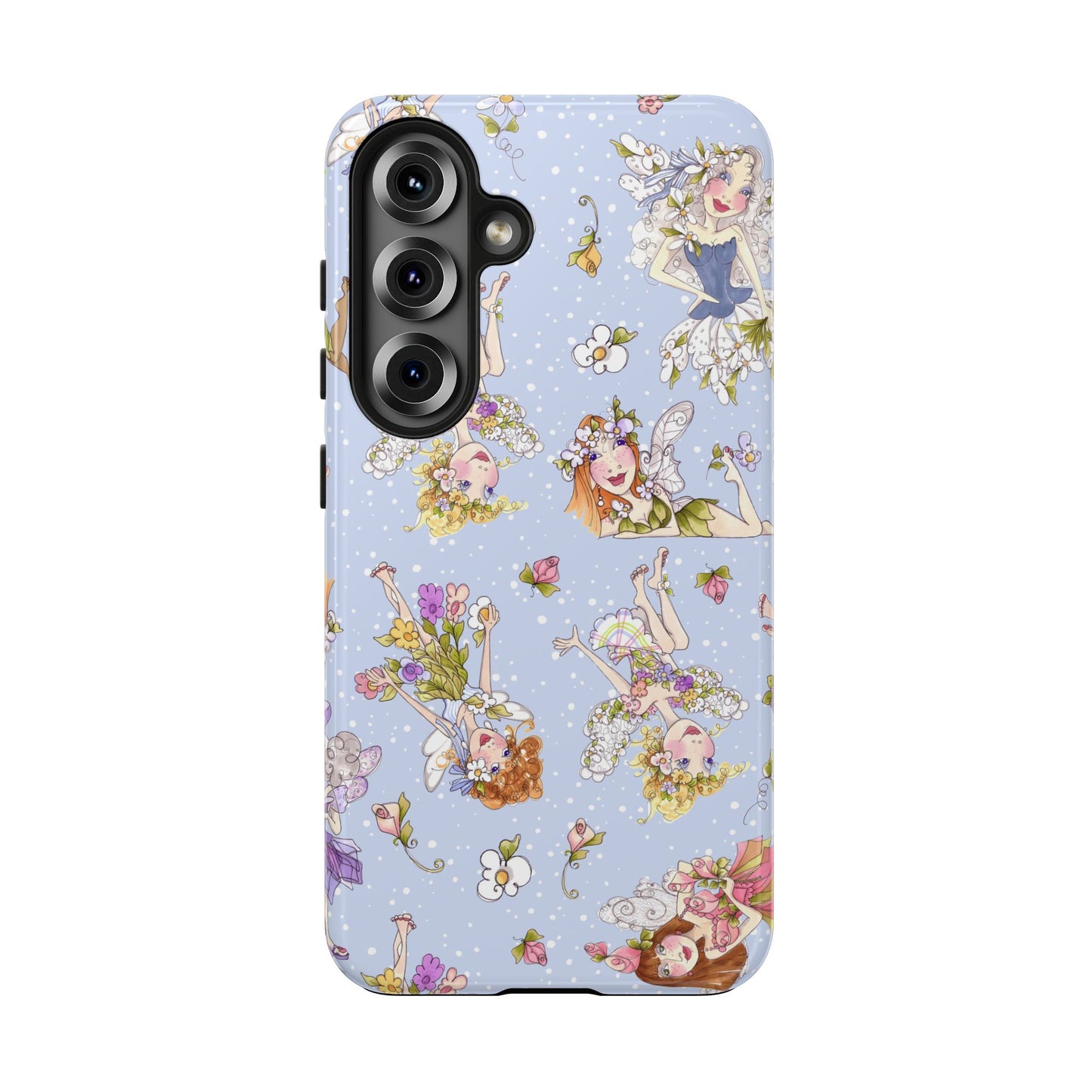 Tossed Fairies Blue Phone Case