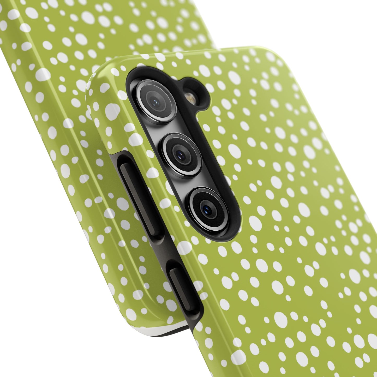 Balloon Dots Green / White Phone Case
