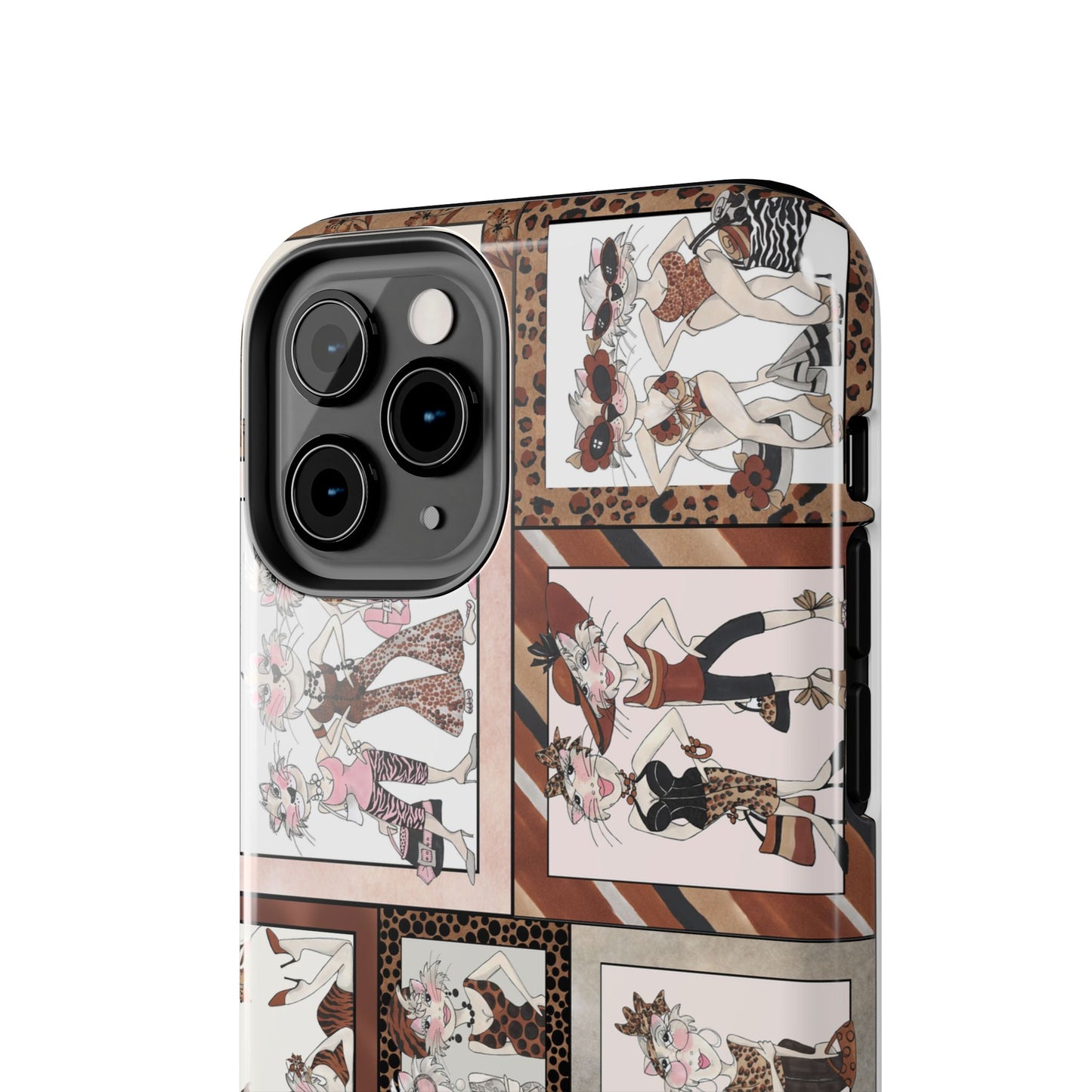 Wild Cat Woman Phone Case