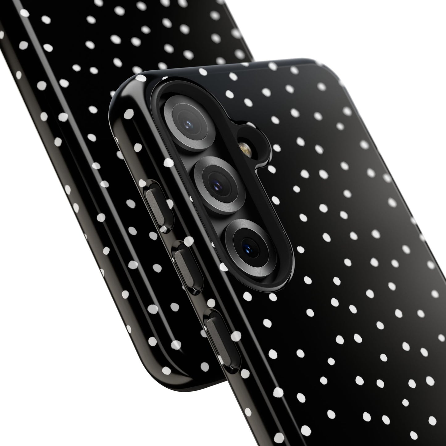 Dinky Dots Black / White Phone Case