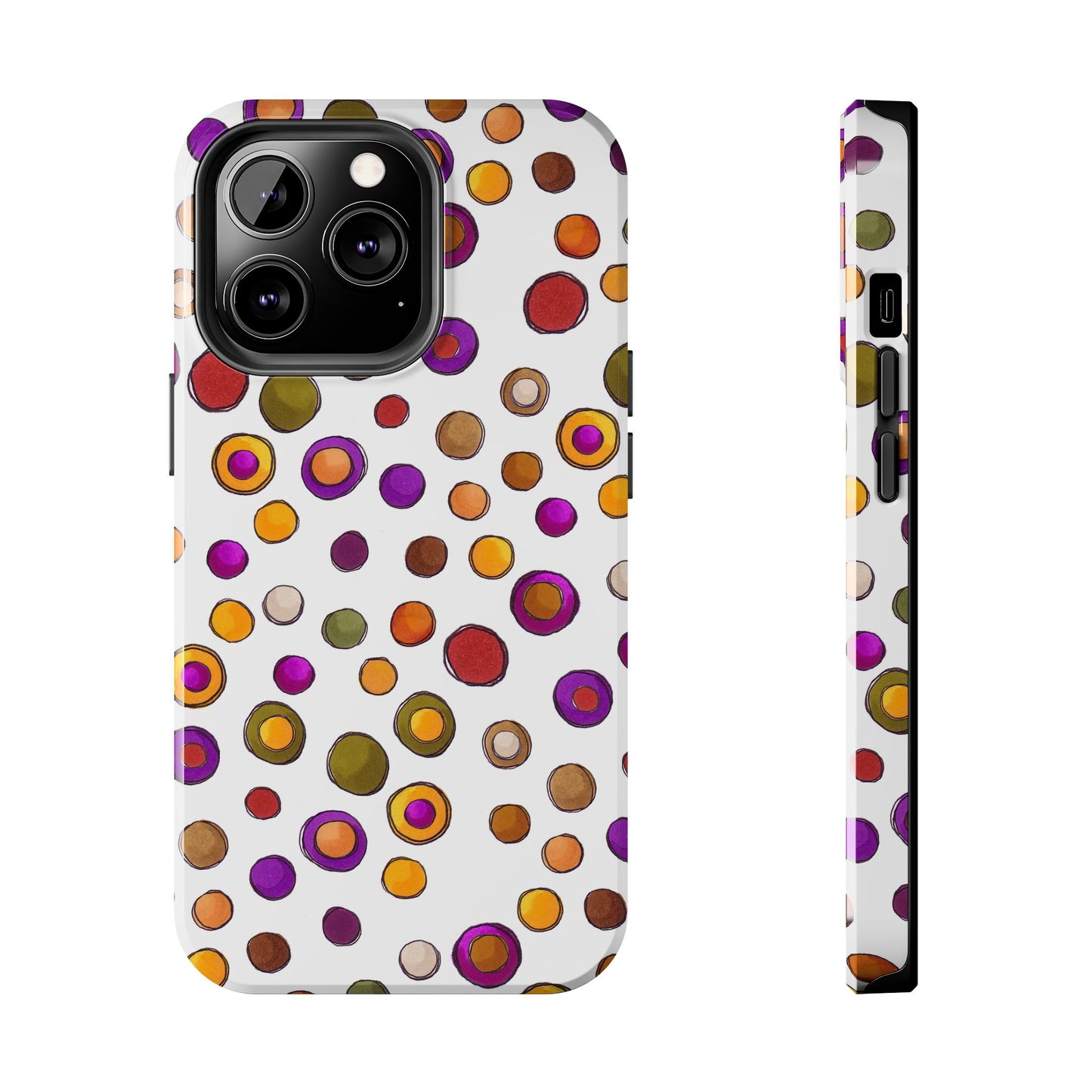 Sesame Dot White Phone Case