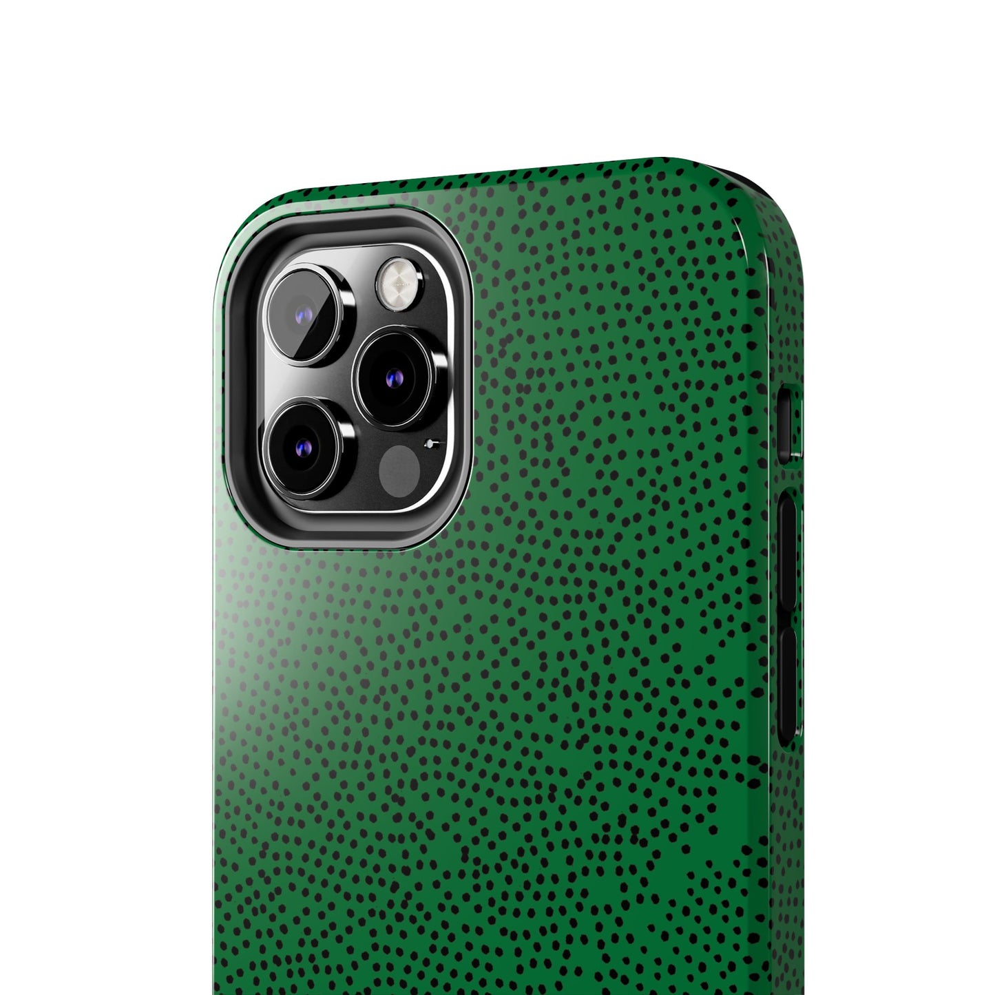 Mini Dot Green / Black Phone Case