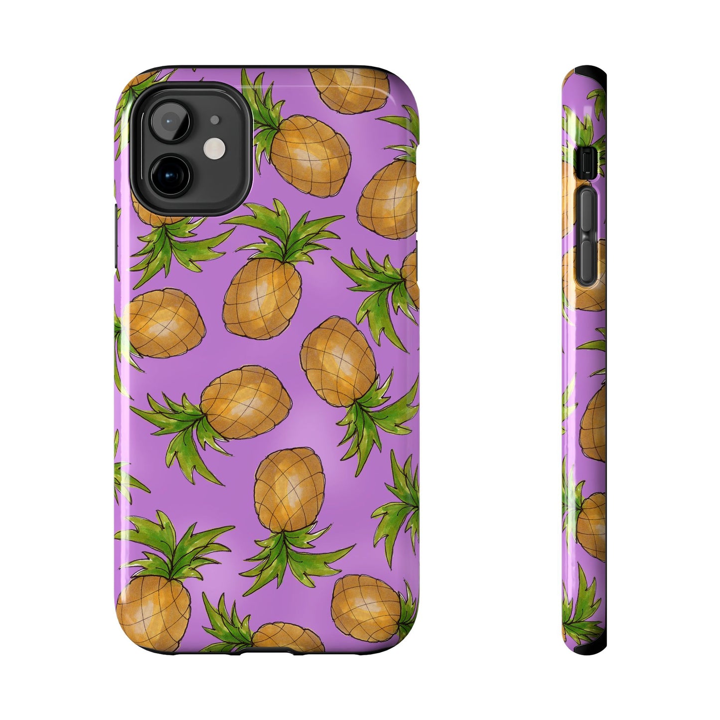 Pineapple Toss Lilac Phone Case