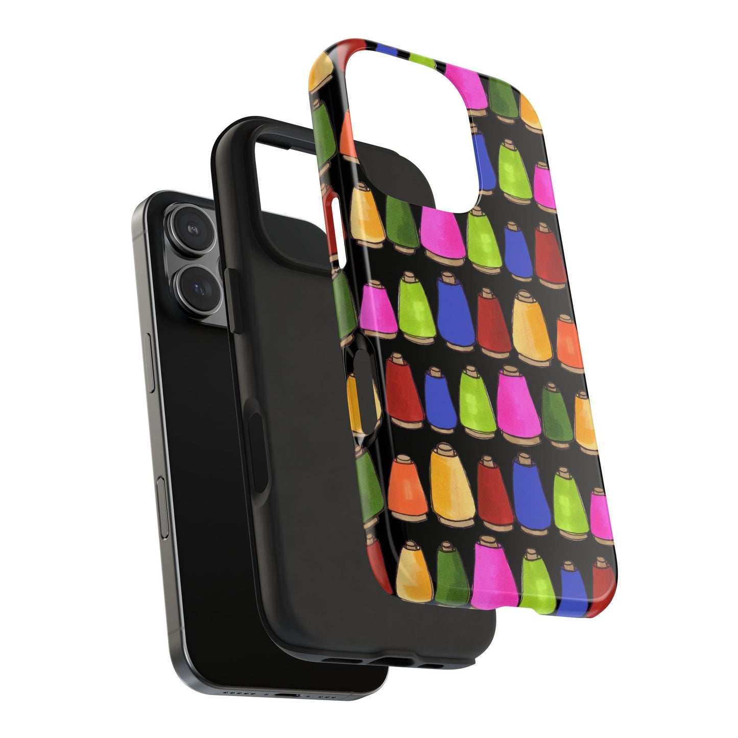 Coneiferous Black / Multi Phone Case