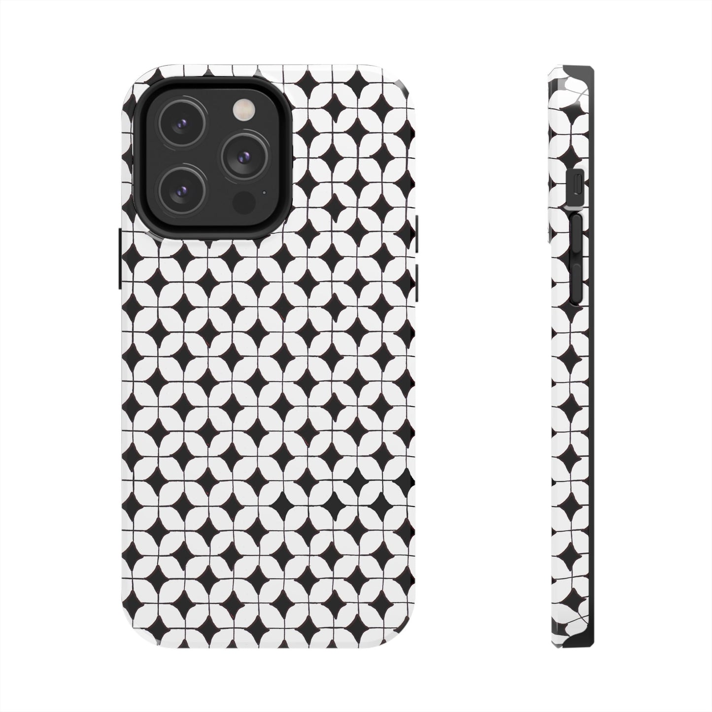 Tile-ish Black Phone Case