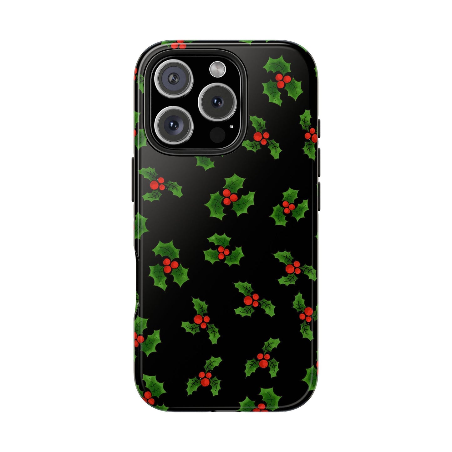 Lotsa Holly Black Phone Case