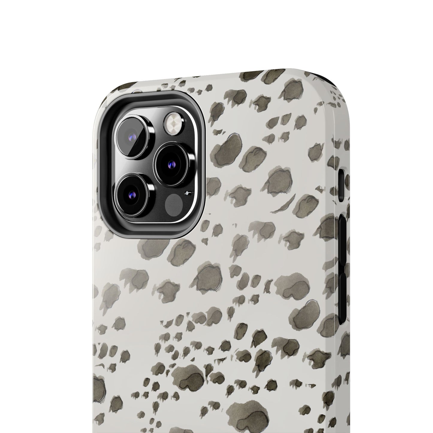 Kitty Dots Gray Phone Case