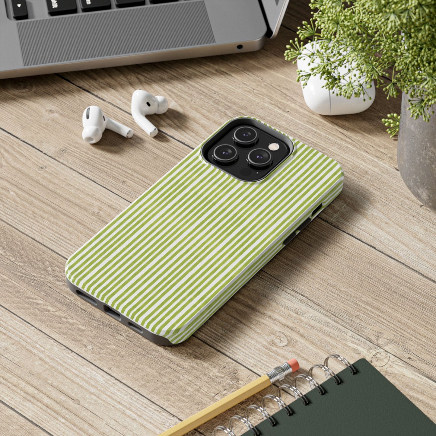 Lazy Stripe Green Phone Case